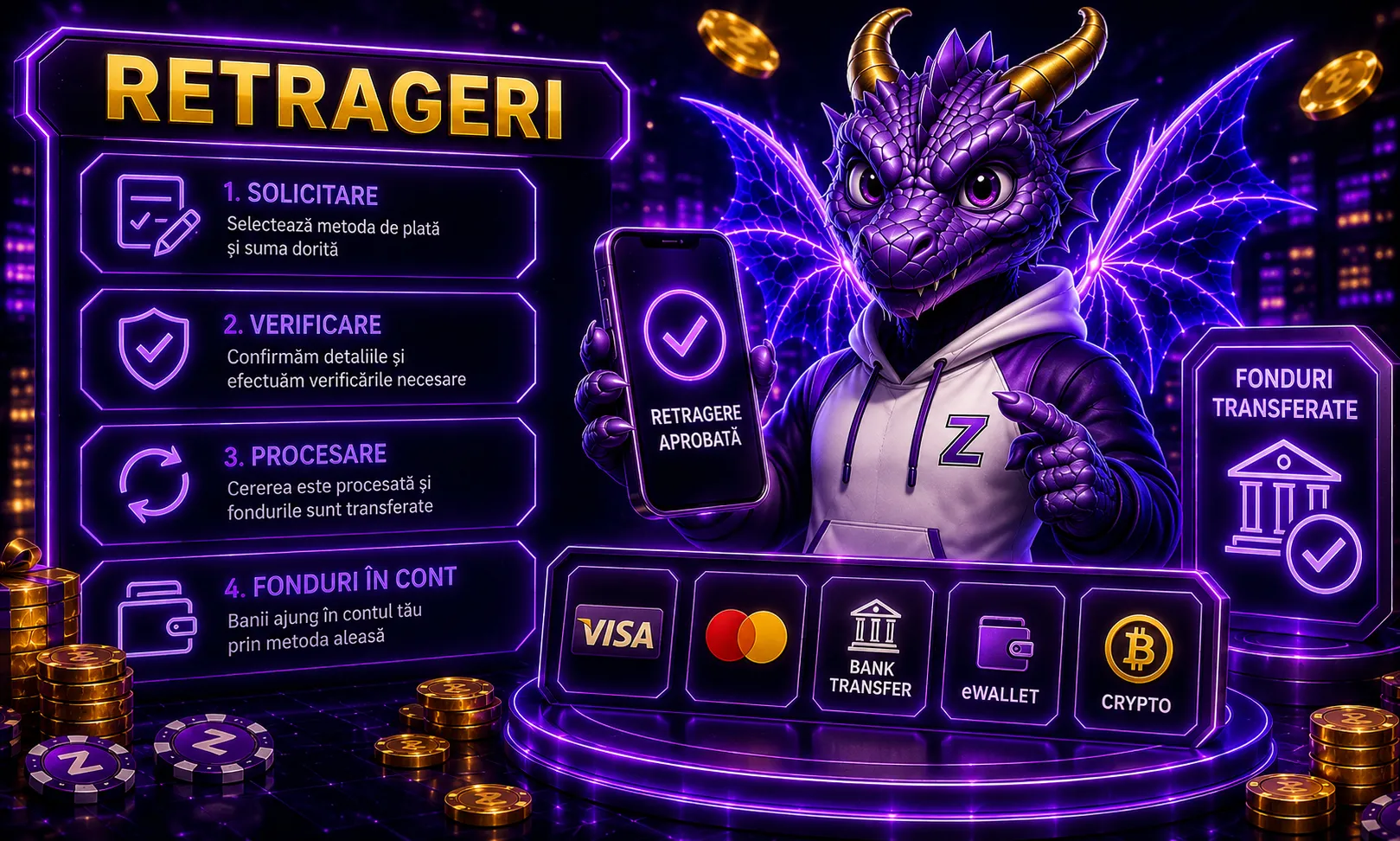 Retrageri Zinx Casino